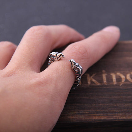 Men's Viking Dragon Statement Rings - Carbone's Marketplace