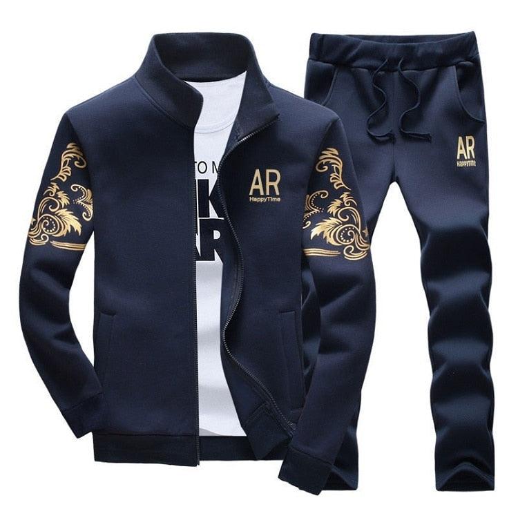 Men's Zipper Sweat Suit Set - Carbone's Marketplace