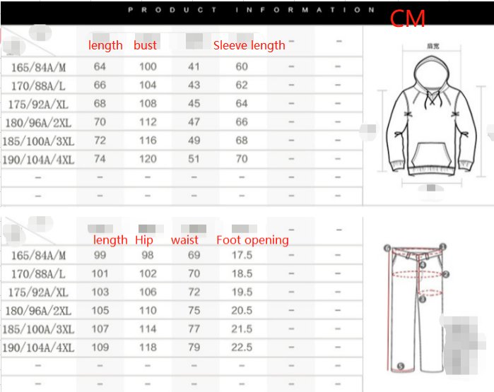 Men's Zipper Sweat Suit Set - Carbone's Marketplace