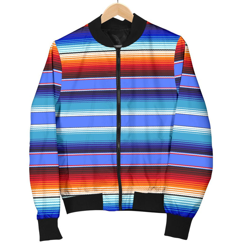 Mexican Print Mens Bomber Jacket - Carbone&