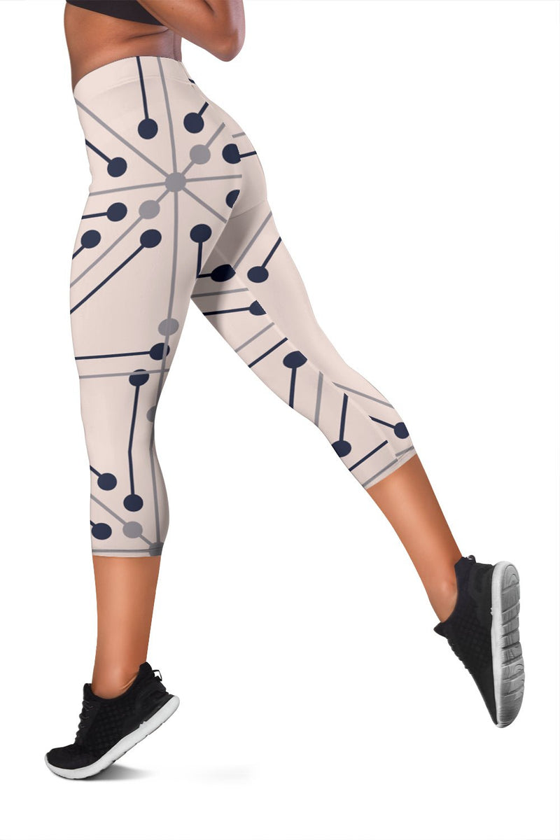 Minimal Capris Leggings - Carbone&