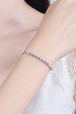 Moissanite 925 Sterling Silver Bracelet - Carbone's Marketplace