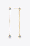 Moissanite Chain Earrings - Carbone's Marketplace