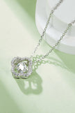 Moissanite Four Leaf Clover Pendant Necklace - Carbone's Marketplace