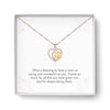 Mother and Child Pave Heart Pendant Necklace - Carbone's Marketplace