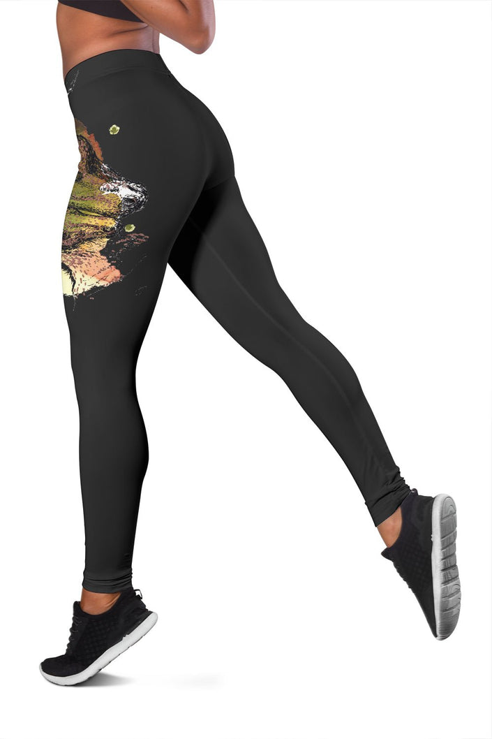 Mother Foal Horse Leggings (Black) - Carbone's Marketplace