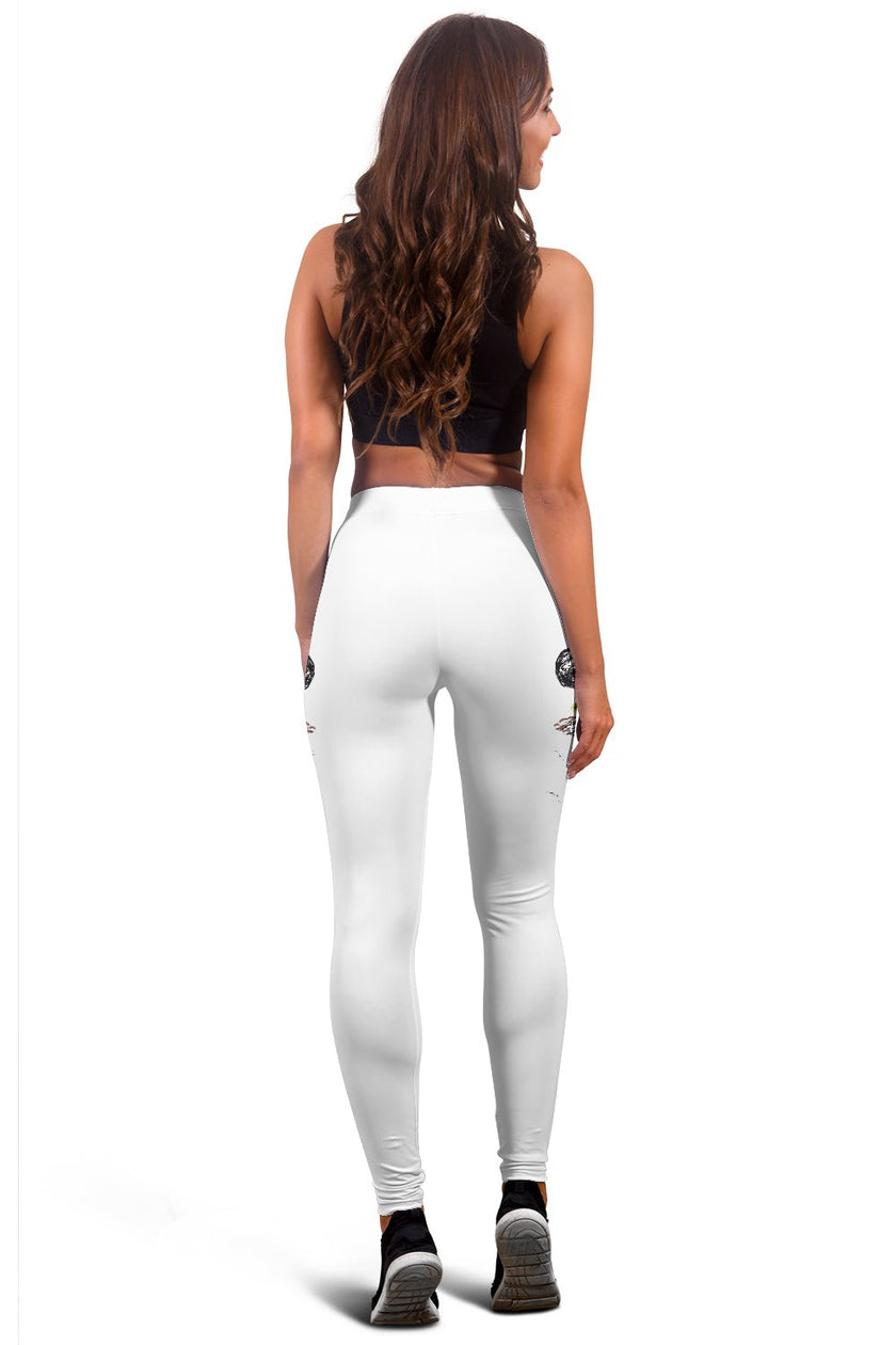 Mother Foal Horse Leggings (White) - Carbone's Marketplace