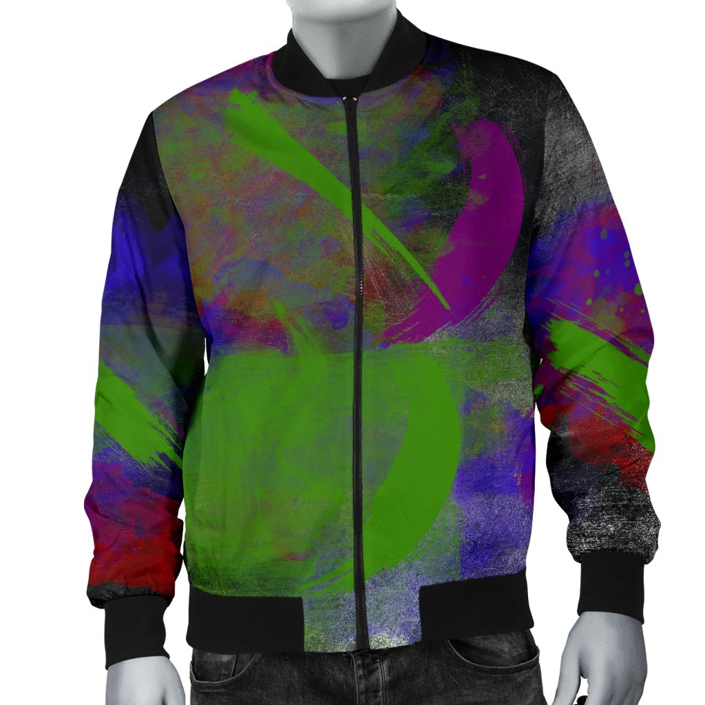 Multi-Colored Men's Bomber Jacket - Carbone's Marketplace