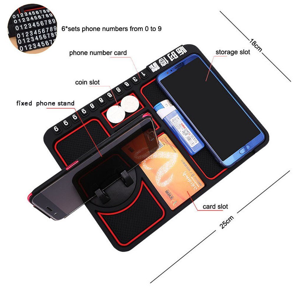 Multifunctional Car Anti-slip Phone Holder - Carbone's Marketplace