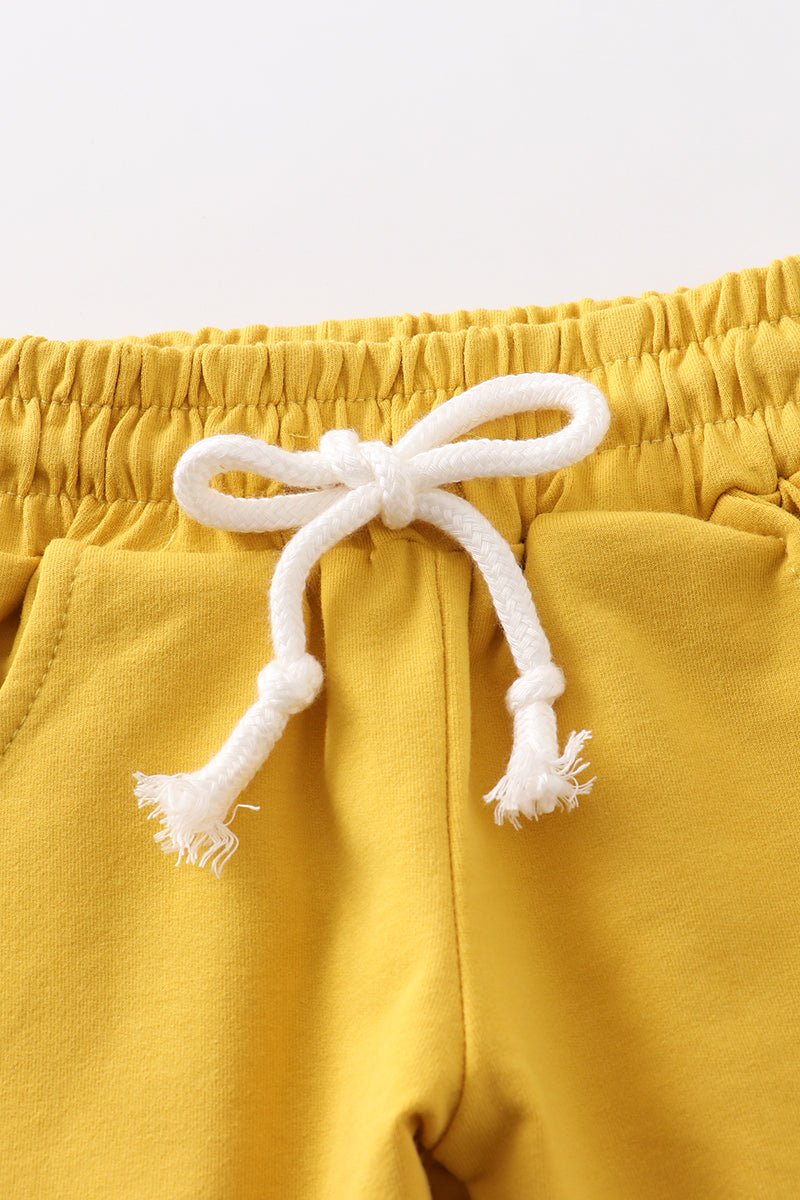 Mustard long sleeve 2pc baby set - Carbone's Marketplace