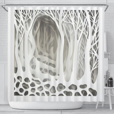 Mystical Forest 3d Shower Curtain - Carbone's Marketplace