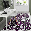 Native Stylish Area Rug Great for any Room Black Bottom (purple) - Carbone's Marketplace