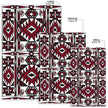 Native Stylish Area Rug Great for any Room Black (red) - Carbone's Marketplace