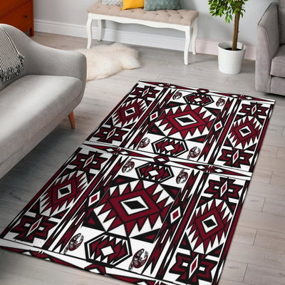 Native Stylish Area Rug Great for any Room Black (red) - Carbone's Marketplace