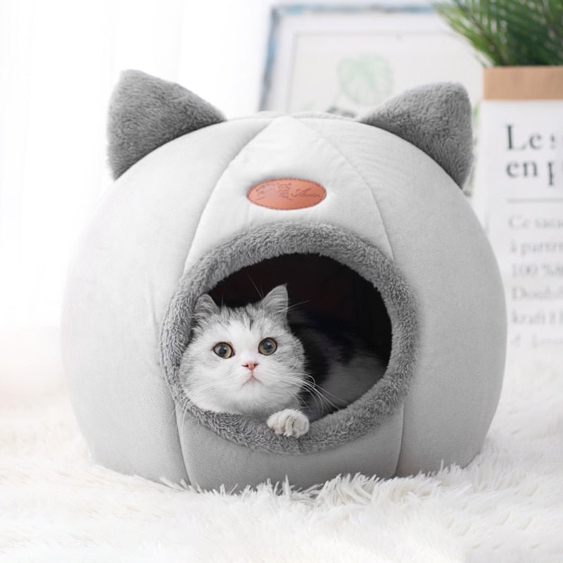 New Deep Sleep Comfort In Winter Cat Bed Iittle Mat Basket Small Dog House Products Pets Tent Cozy Cave Nest Indoor Cama Gato - Carbone&