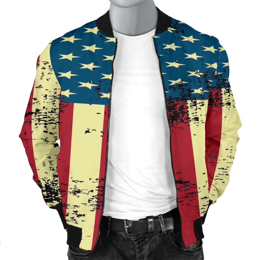 NP American Flag Bomber Jacket - Carbone's Marketplace