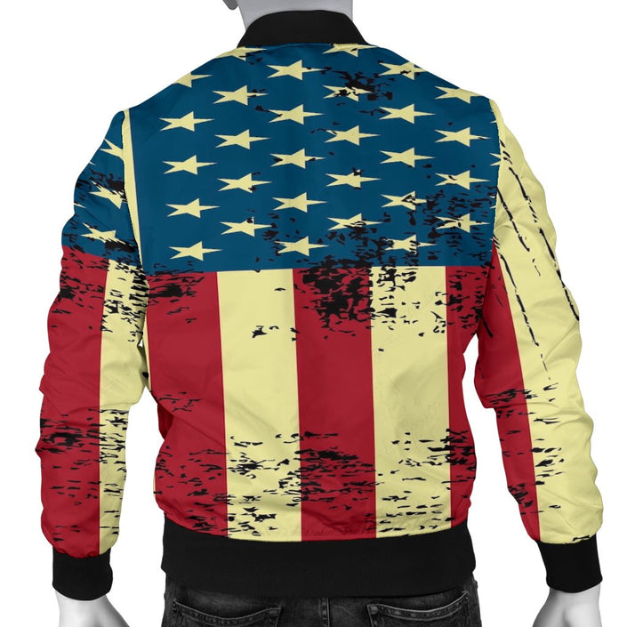 NP American Flag Bomber Jacket - Carbone's Marketplace