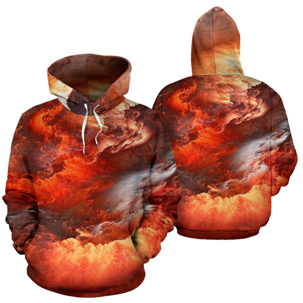 NP Orange Universe Hoodie - Carbone's Marketplace