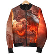 NP Orange Universe Men's Bomber Jacket - Carbone's Marketplace