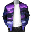 NP Purple Universe Men's Bomber Jacket - Carbone's Marketplace