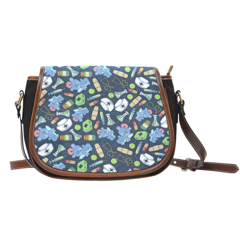 Nurse Doodle Saddle Bag - Carbone&