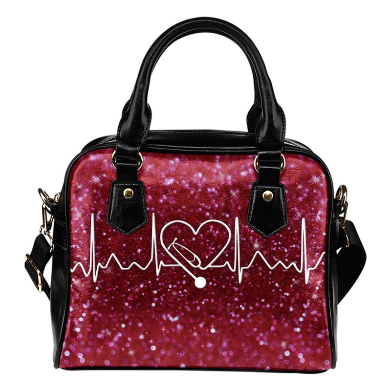 NURSE HEART BEAT HANDBAG - Carbone&