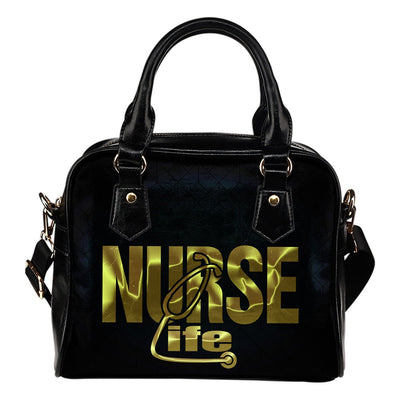 NURSE LIFE HANDBAG black - Carbone's Marketplace