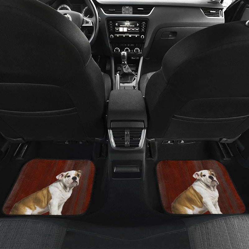 Old English Bulldog Auto Floor Mat - Carbone&