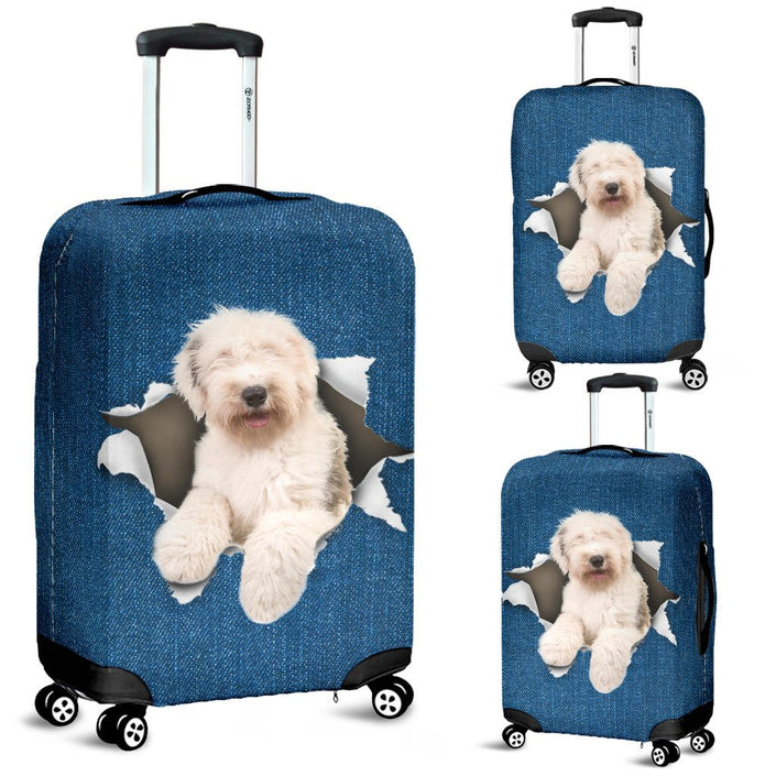 Old English Sheepdog Torn Paper - Carbone's Marketplace