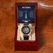 Openwork Watch - For Dad My Hero - Carbone's Marketplace