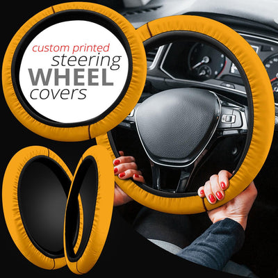Orange Steering Wheel Cover - Carbone's Marketplace