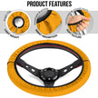 Orange Steering Wheel Cover - Carbone's Marketplace