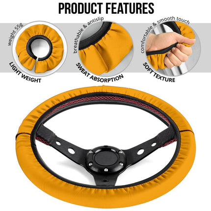 Orange Steering Wheel Cover - Carbone's Marketplace