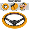 Orange Steering Wheel Cover - Carbone's Marketplace