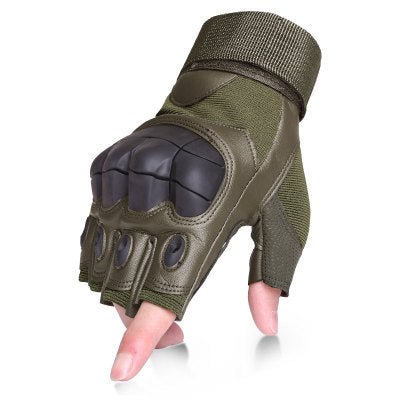 outdoor exercise tactical leather gloves - Carbone's Marketplace