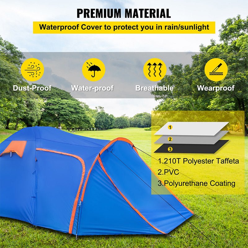 Outdoor Hiking Portable Easy Camping Tent for 3 -5 Person - Carbone's Marketplace