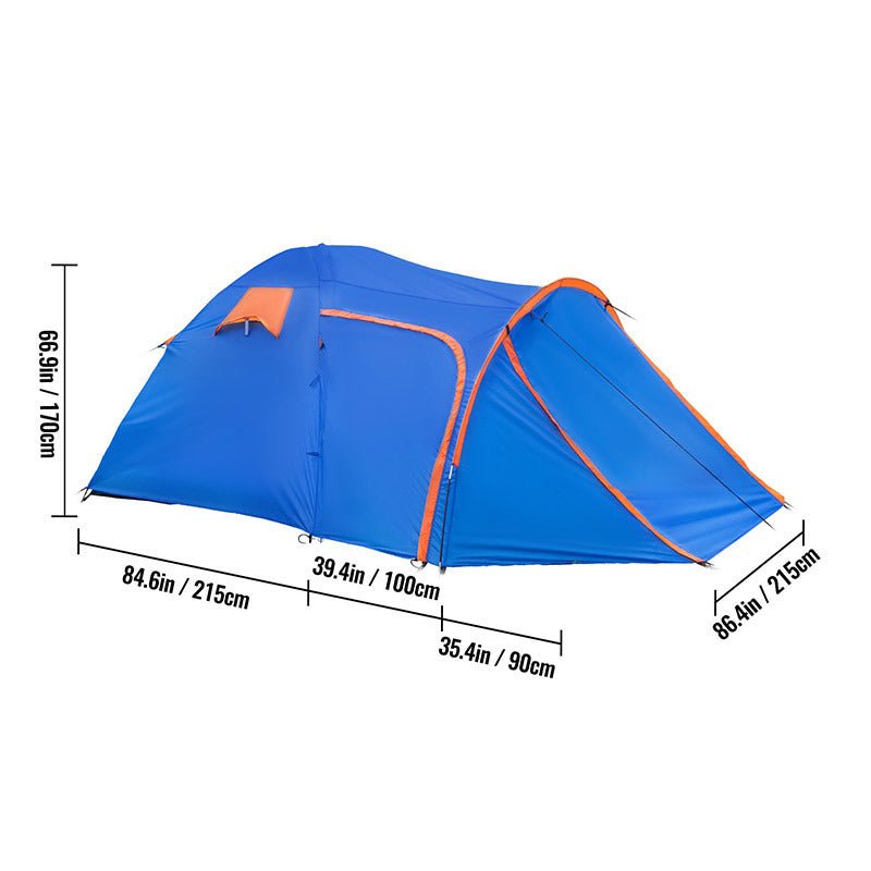 Outdoor Hiking Portable Easy Camping Tent for 3 -5 Person - Carbone&