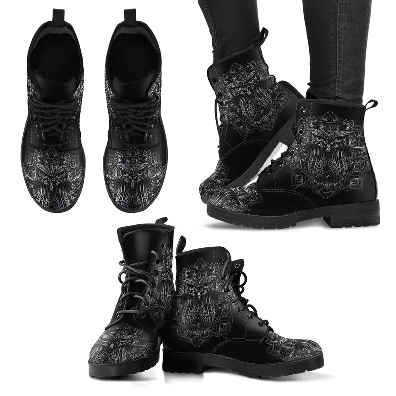 Owl 1 Handcrafted Boots - Carbone&