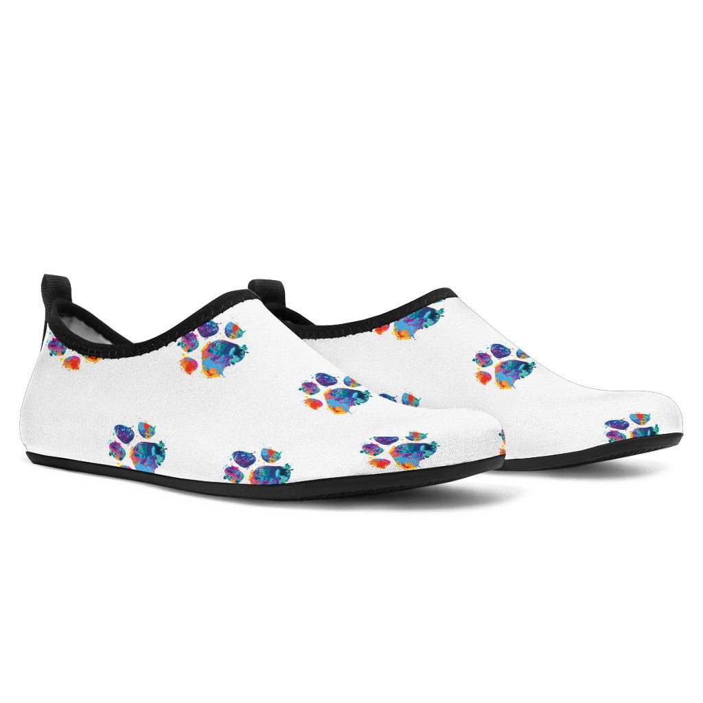 Paw Prints Aqua Shoes - Carbone's Marketplace