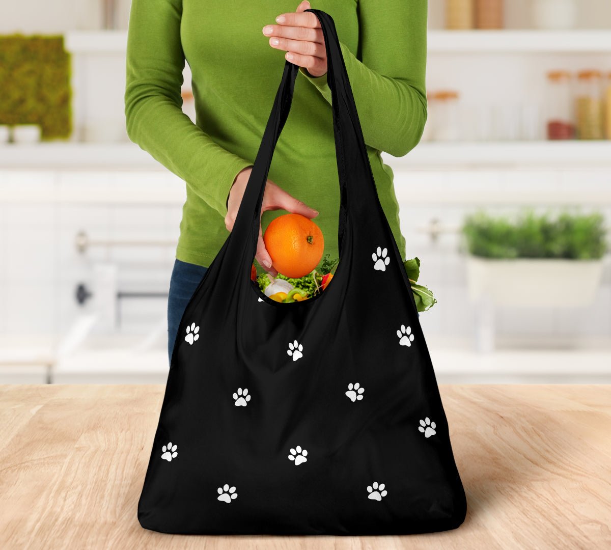 Paw Prints Grocery bag 3-pack - Carbone's Marketplace