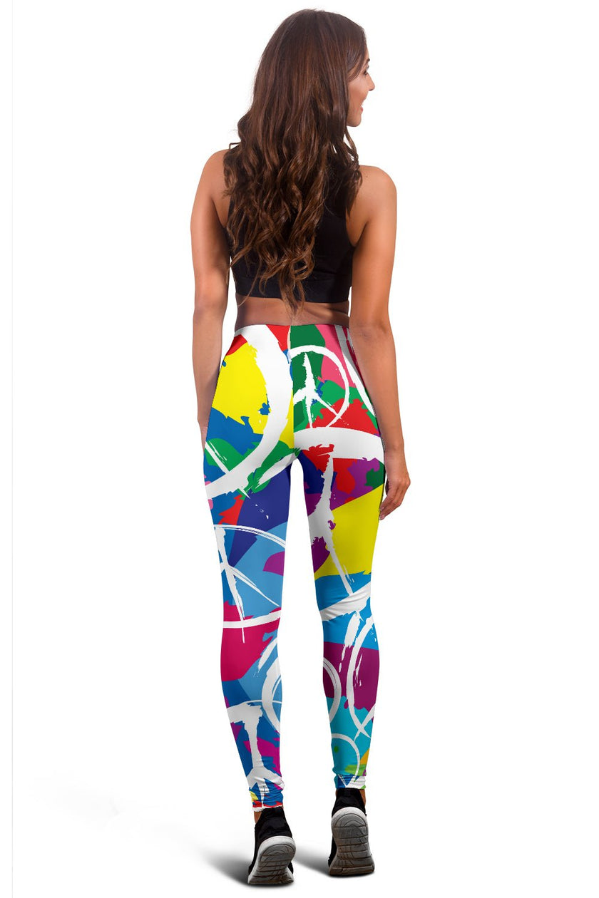 Peace Women's Leggings - Carbone's Marketplace