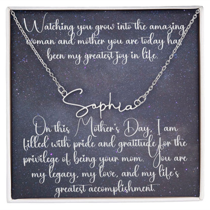 Personalized Signature Name Necklace - Carbone's Marketplace