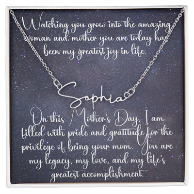 Personalized Signature Name Necklace - Carbone's Marketplace
