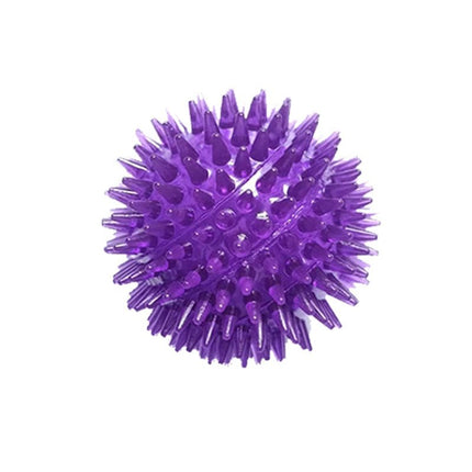 Pet Dog Toys Cat Puppy Sounding Toy Polka Squeaky Tooth Cleaning Ball TPR Training Pet Teeth Chewing Toy Thorn Balls Accessories - Carbone's Marketplace