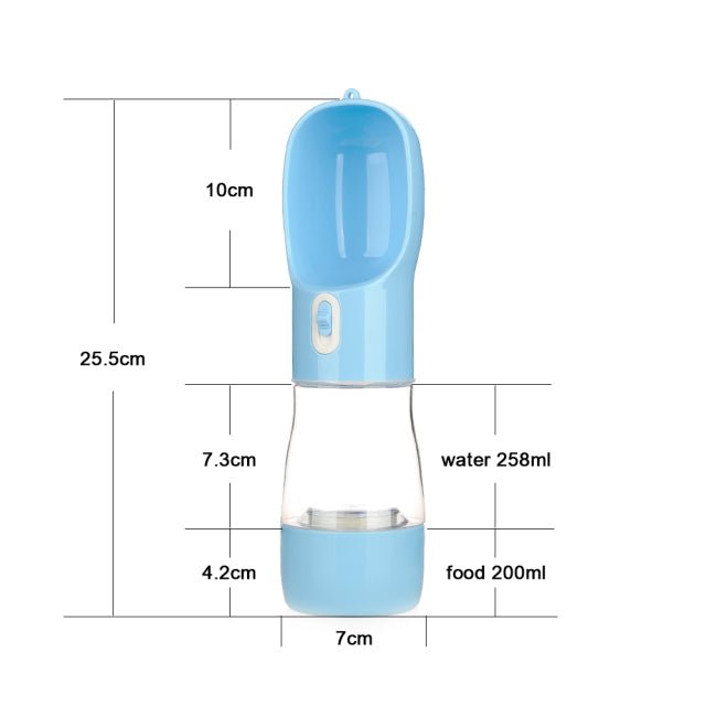 Pet Dog Water Bottle Feeder - Carbone&