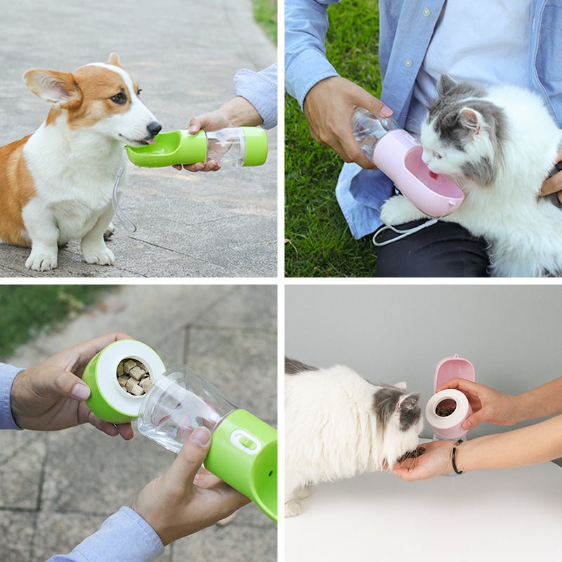 Pet Dog Water Bottle Feeder - Carbone&