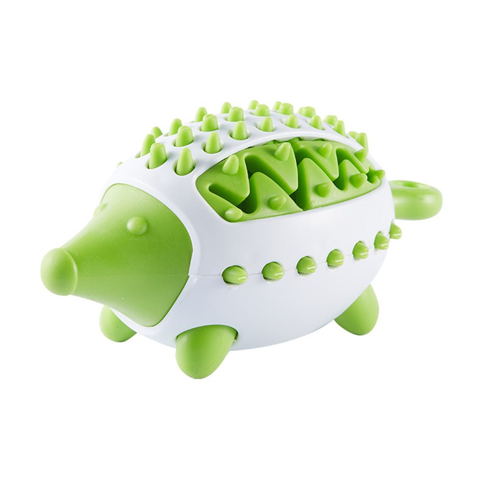 Phedgehog Shape Dog Toy Leaking Food Toys For Small Large Dogs Cat Chewing Toys Pet Tooth Cleaning Indestructible Puppy Toys Ball Molar Tooth Cleaning Stick - Carbone's Marketplace