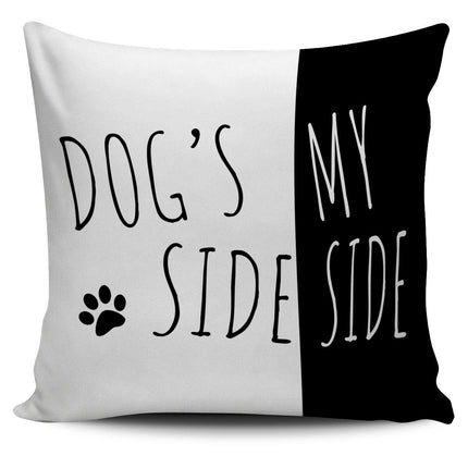 Pillow Cover - Dog's Side | My Side - Carbone's Marketplace