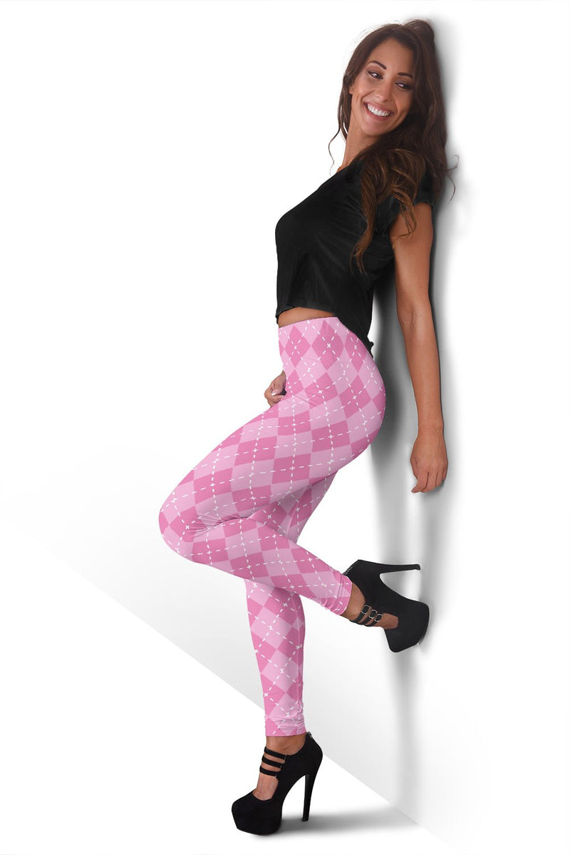 Pink Argyle Women&