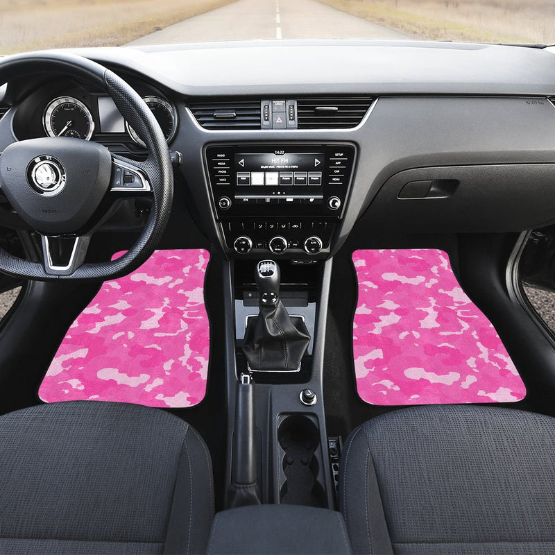 Pink Camouflage Floor Mats - Carbone&